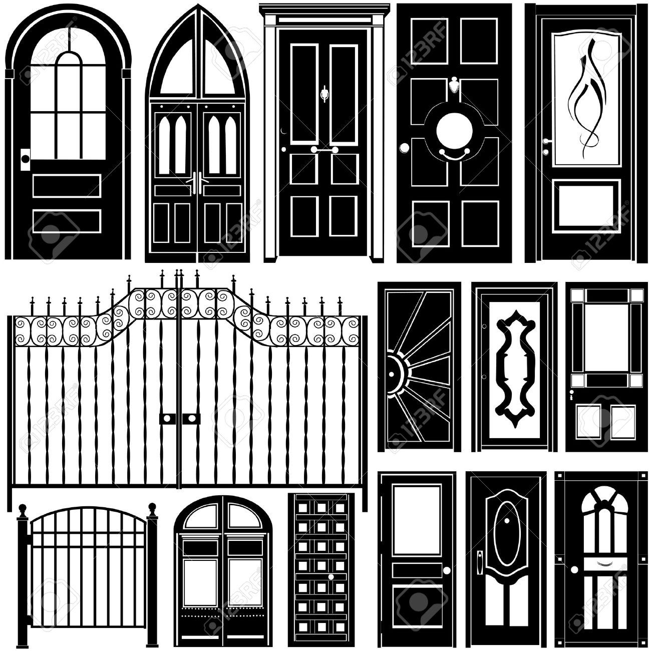 door vector royalty free cliparts vectors and stock illustration
