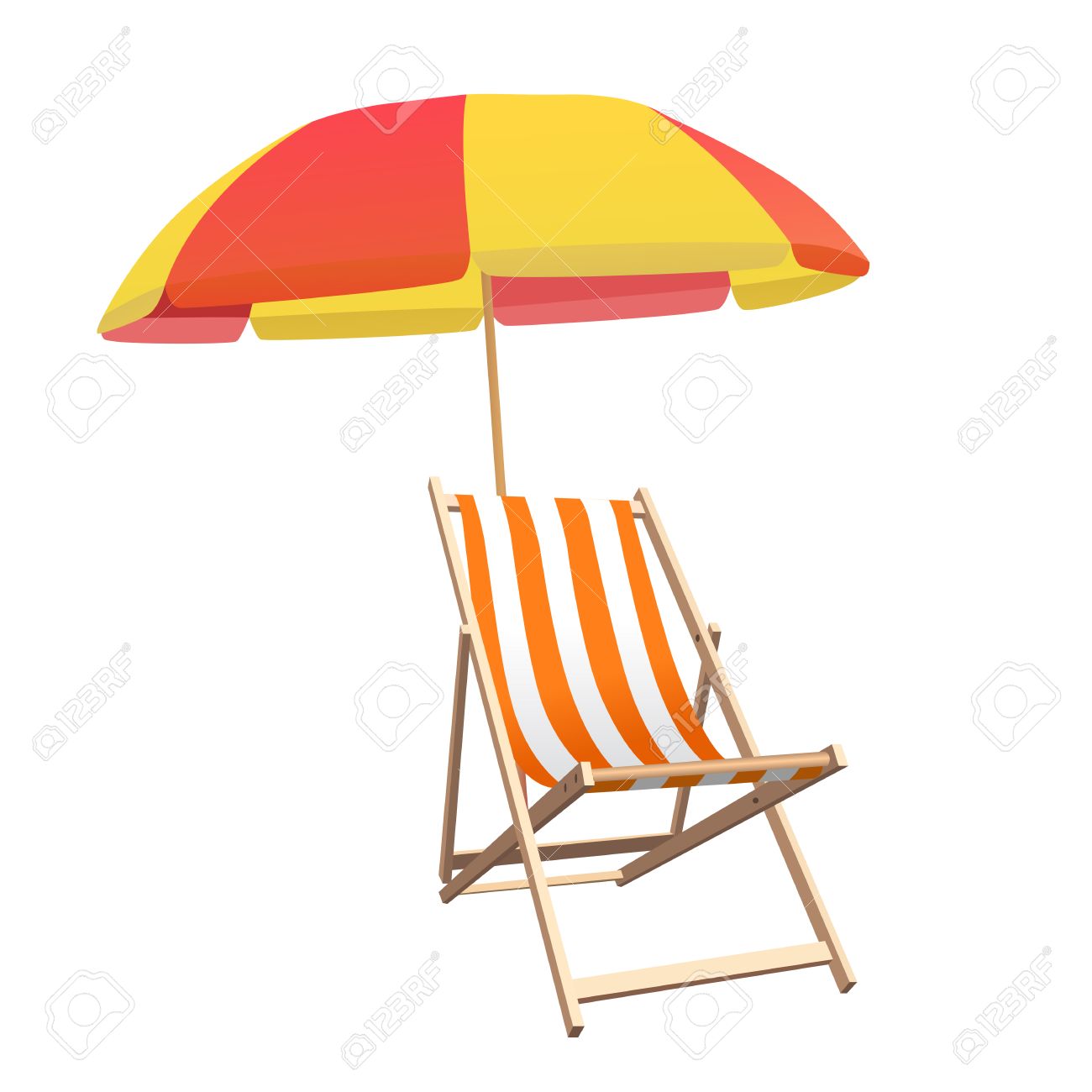 Beach Chair Vector Beach Chair Vector