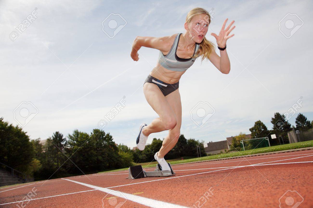 runner in blocks