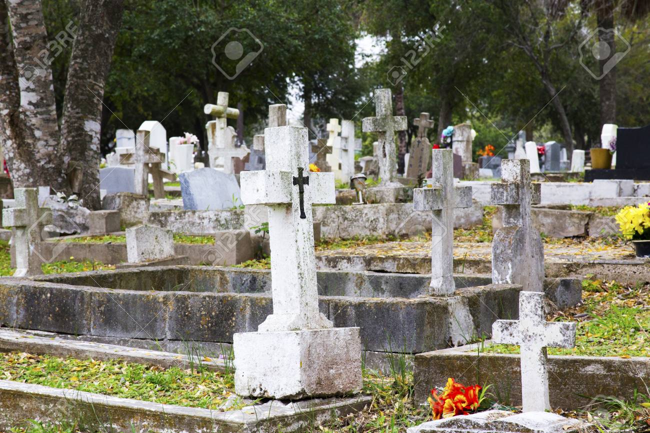 117967638-grave-markers-in-the-cemetary.