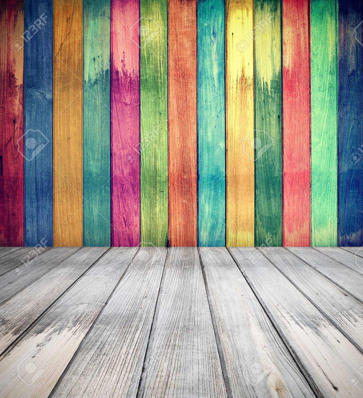 creative wooden room concept