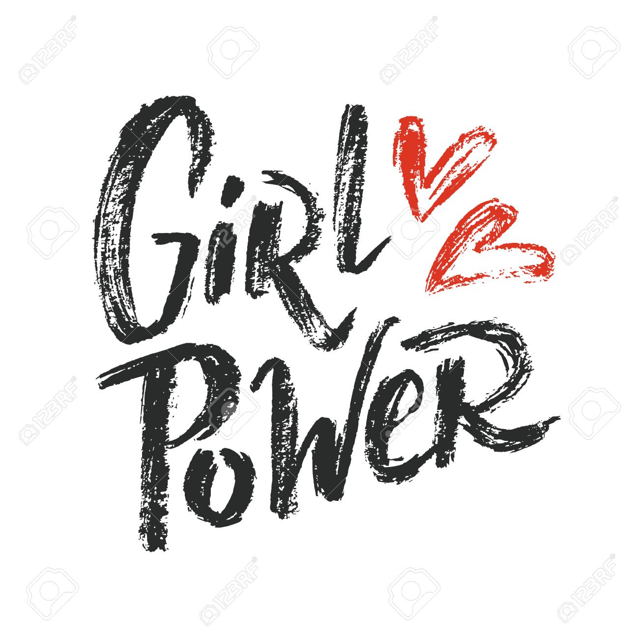 girl power grunge brush