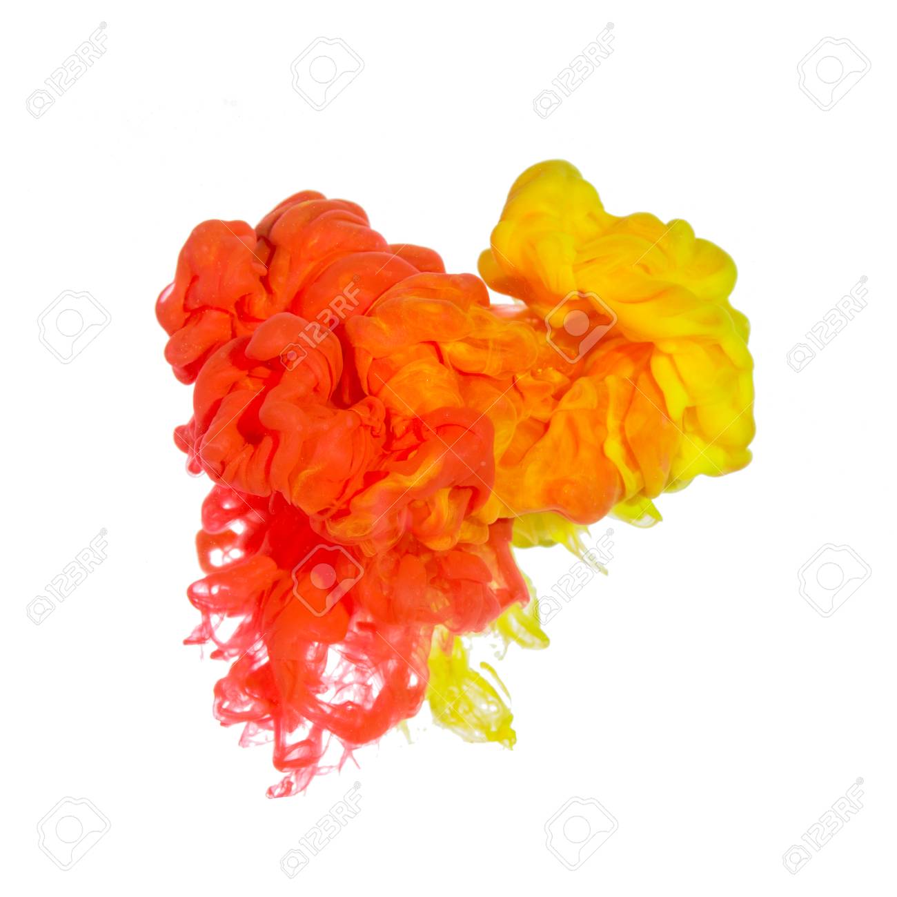 Abstract Paint Background Of Mixed Colors Ink Splash In The Water Stock Photo Picture And Royalty Free Image Image 97527016