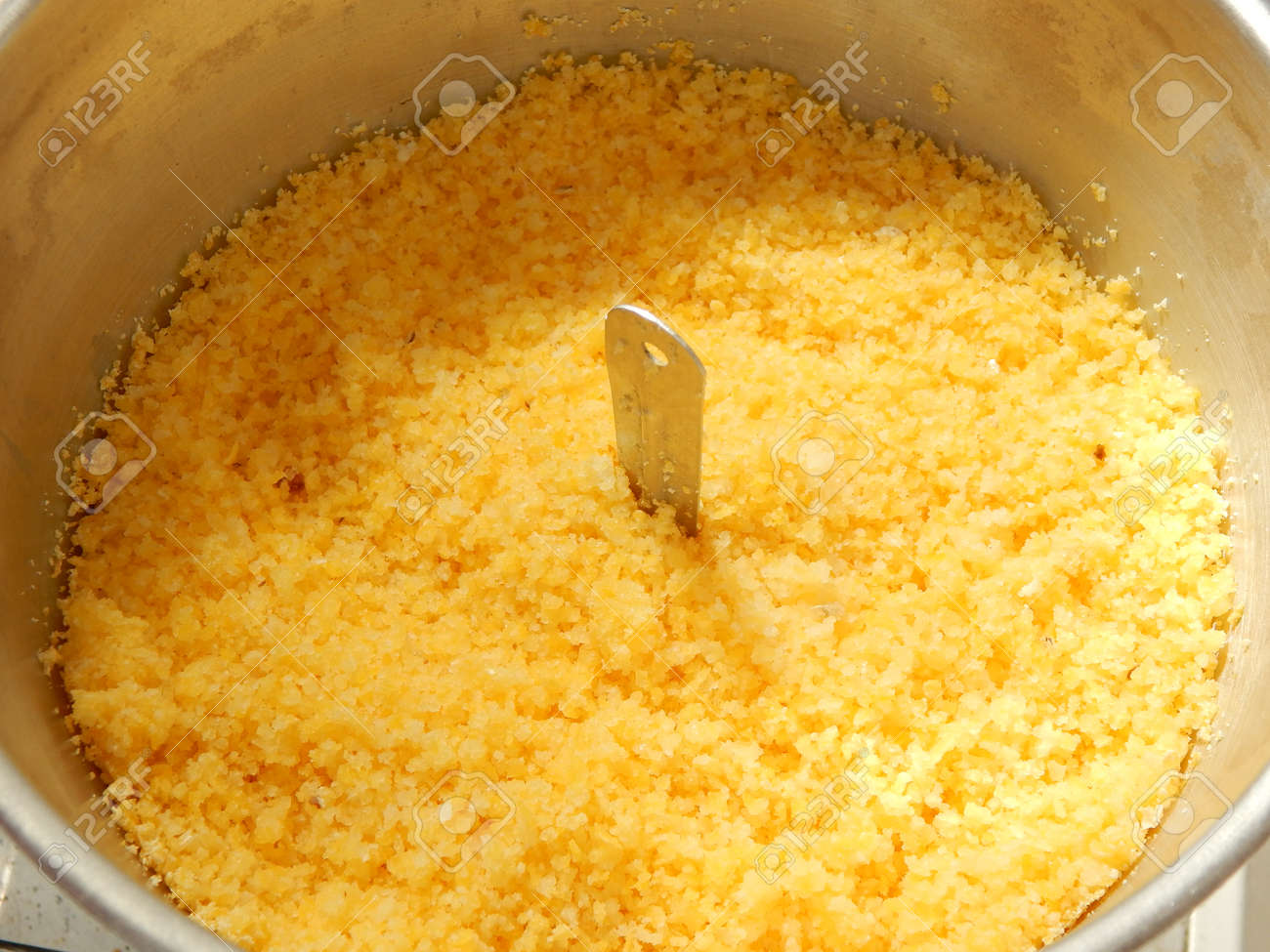 Traditional Brazilian Couscous Cuscus Couscous Tropical Food The Brazilian Couscous From The Northeast Region Also Known As Corn Couscous Is A Nutritious Cheap And A Really Simple Recipe To Make Stock