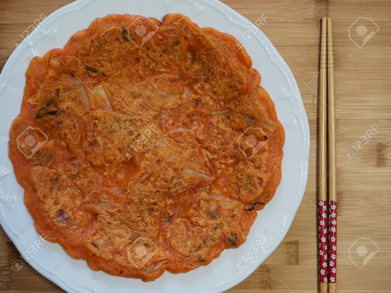 韓国風キムチパンケーキ の写真素材 画像素材 Image