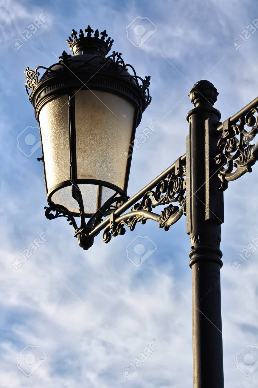 Beautiful Old 19th Century Converted Lamppost Stock Photo, Picture and  Royalty Free Image. Image 14496571., image size:866x1300