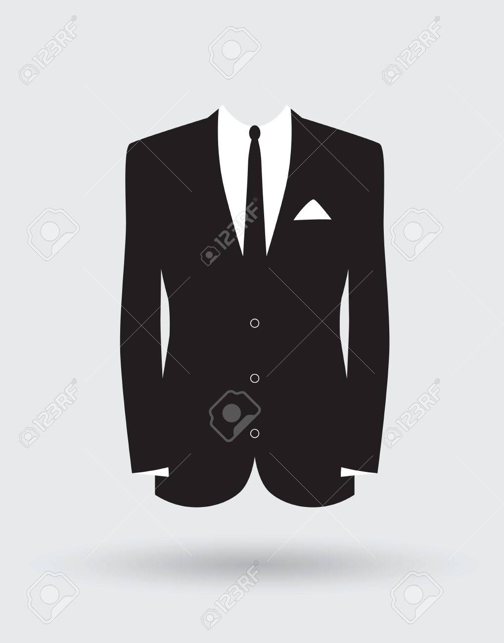 tuxedo jacket clipart