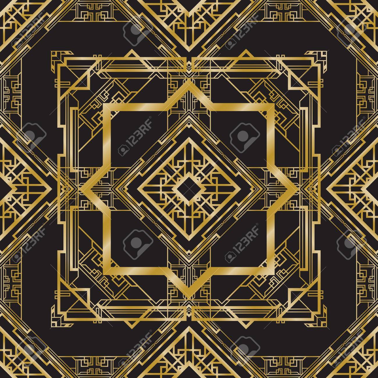 アールデコの抽象的な背景 のイラスト素材 ベクタ Image