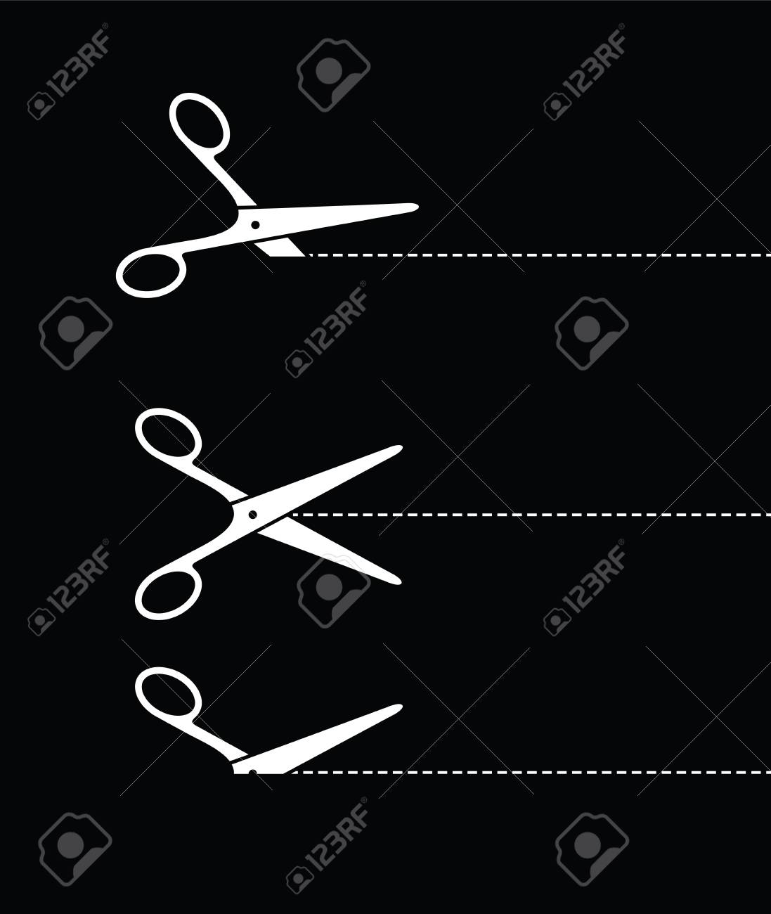 ヘア セルフカット セット のイラスト素材 ベクタ Image 7180