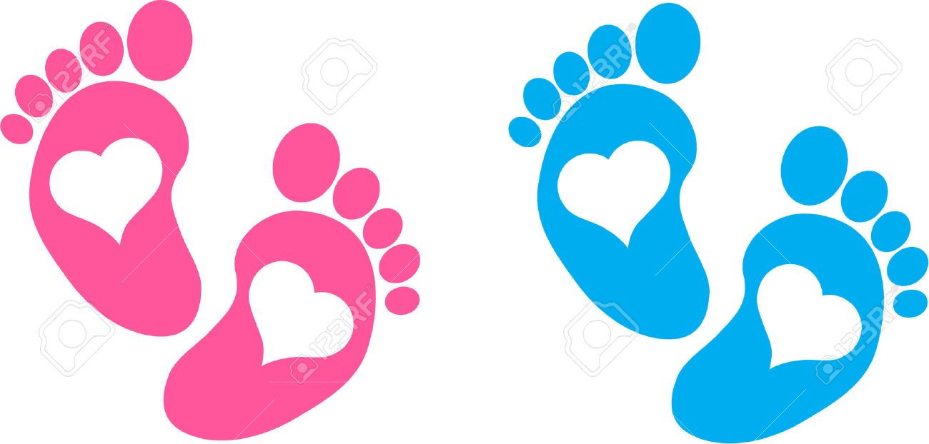 赤ちゃんの足 のイラスト素材 ベクタ Image