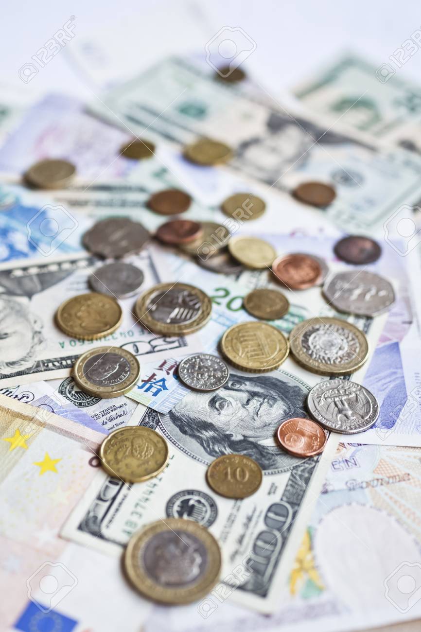 国際通貨 アメリカ合衆国 ヨーロッパ イギリス 香港からお金 の写真素材 画像素材 Image