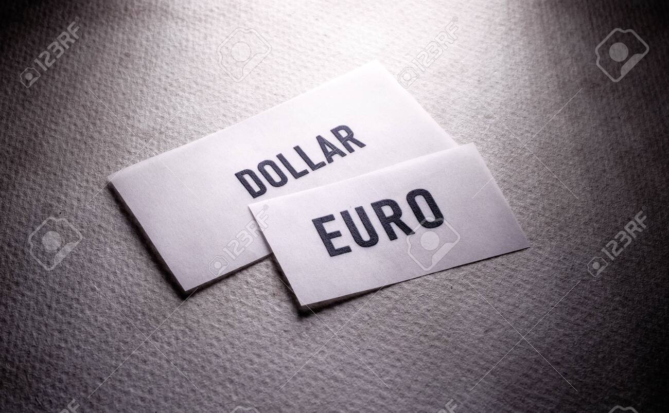 close up of foreign currency tag labels currency labels