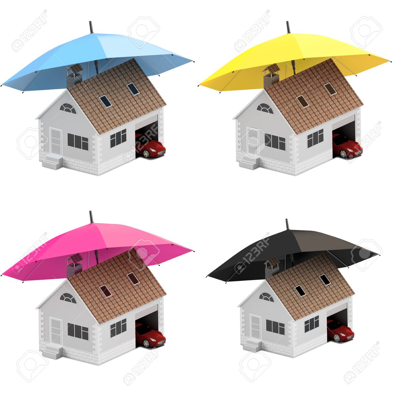 Versicherungshaus Haus Leben Autoschutz Haus Und Auto Fur