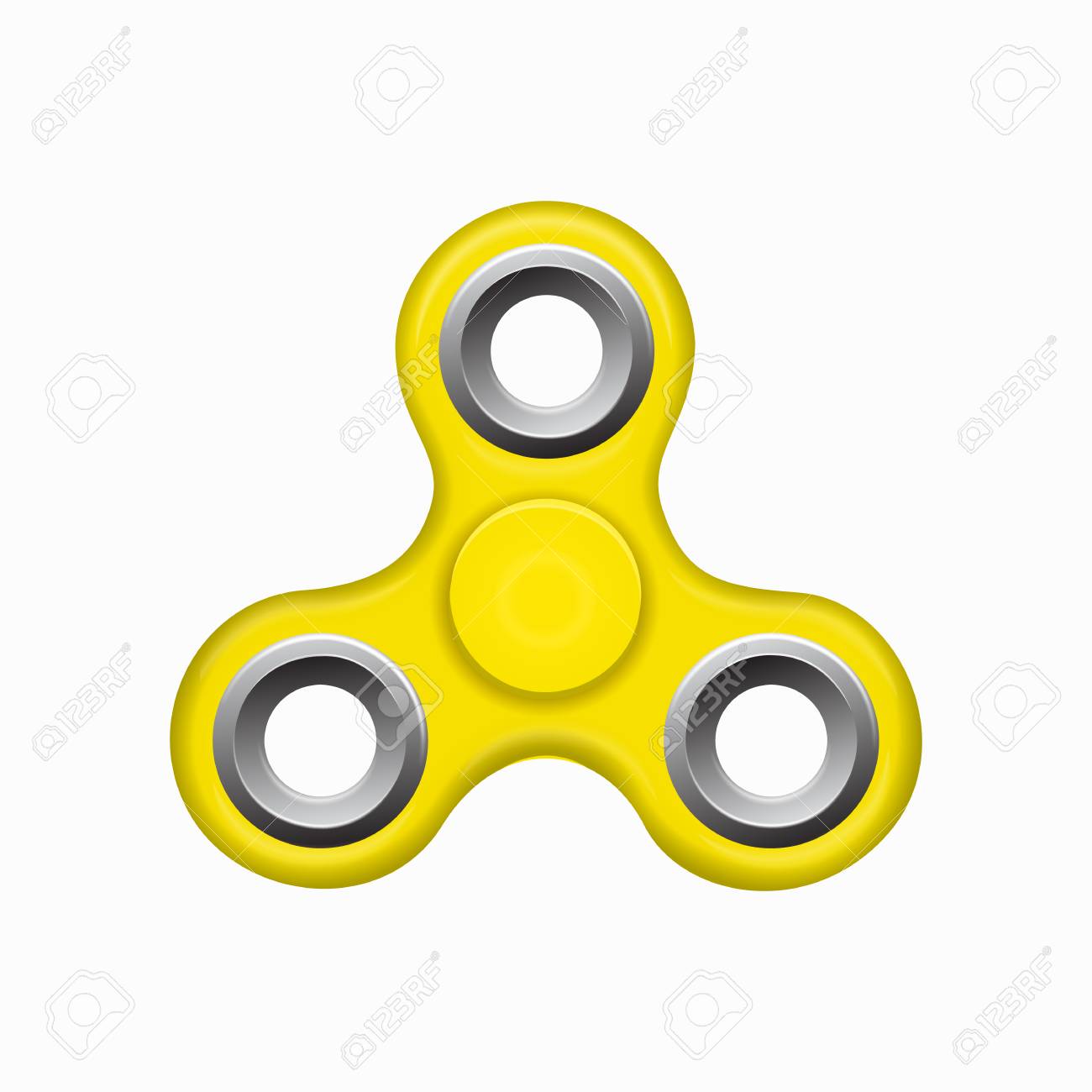 Juguete spinner de mano: alivio del estrés y la ansiedad. Hilandero colorido amarillo en blanco. Juguete infantil moderno spinner amarillo. Juguete spinner de mano: alivio del estrés y la ansiedad. Hilandero colorido amarillo en blanco. Juguete infantil moderno spinner amarillo.