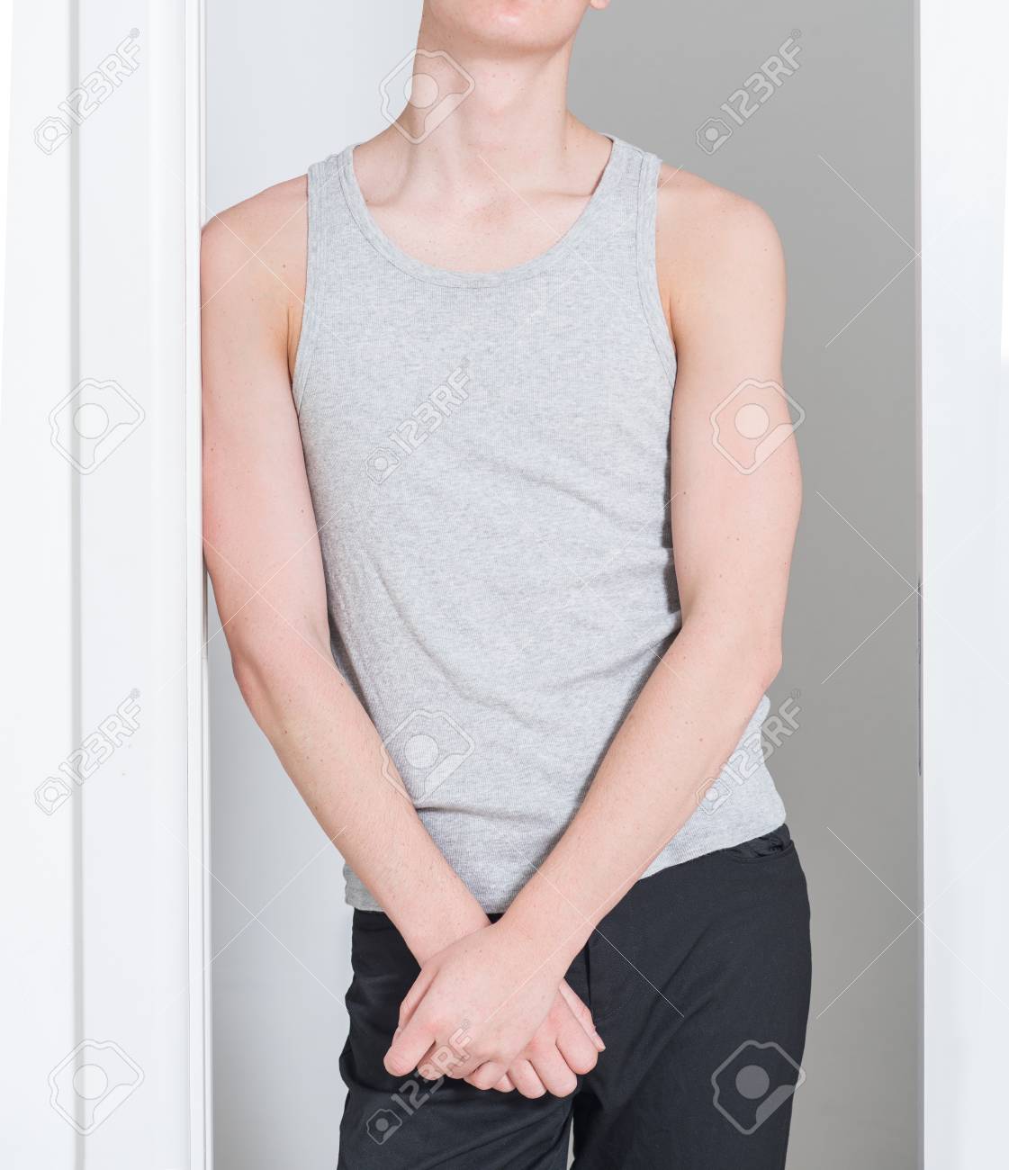 plain sleeveless t shirt