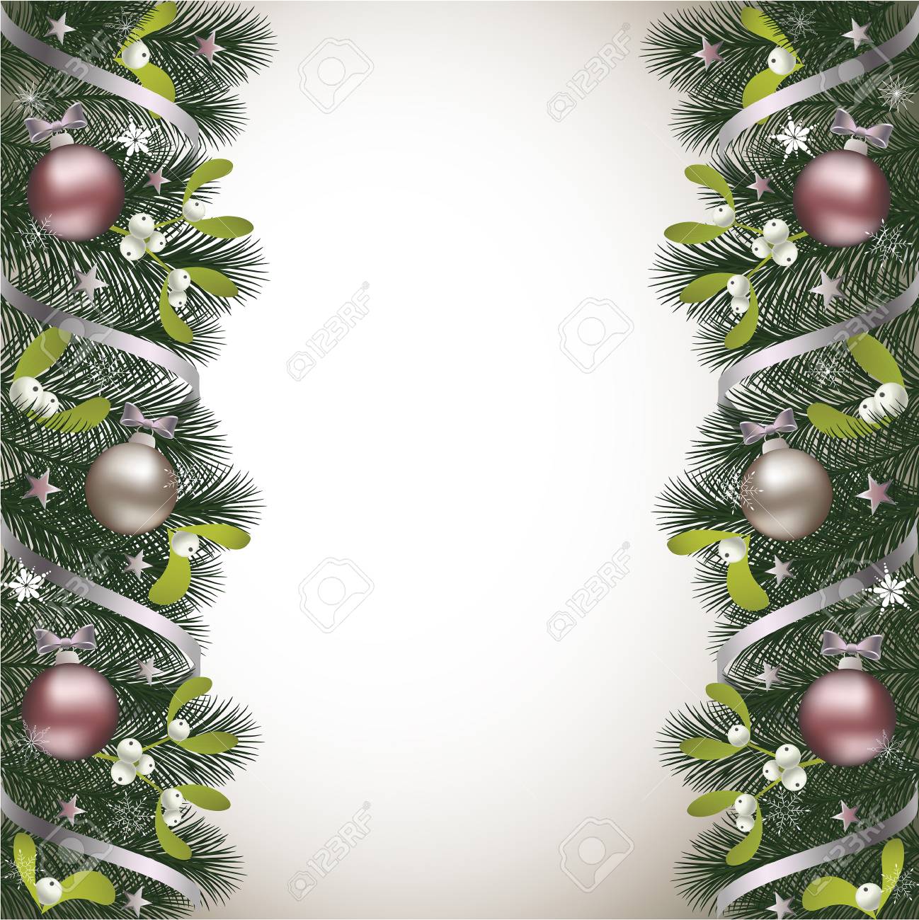 mistletoe border