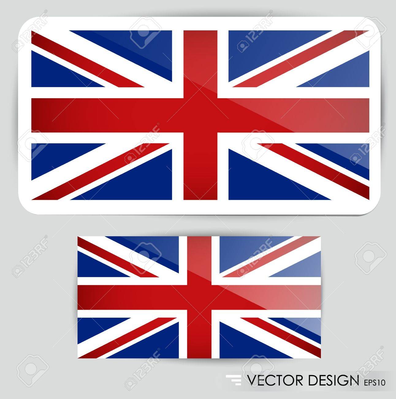 イギリス国旗の図 のイラスト素材 ベクタ Image