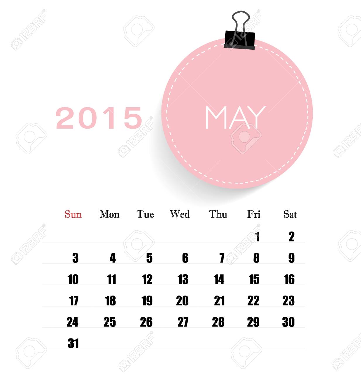 2015 calendar monthly calendar template for may vector may 2015 calendar templates