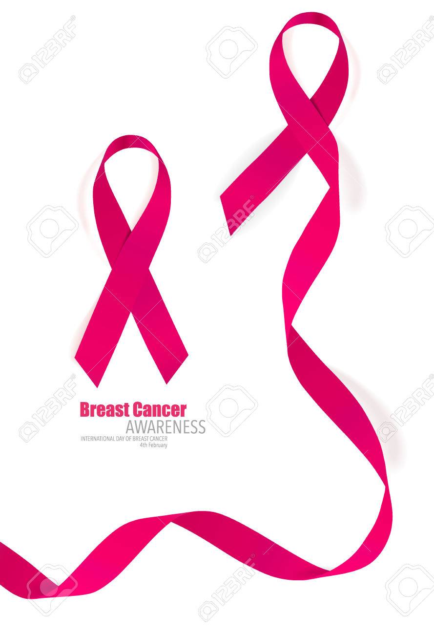 Breast cancer awareness pink ribbon. Vector Illustration. - 35793506 Breast cancer awareness pink ribbon. Vector Illustration. - 35793506
