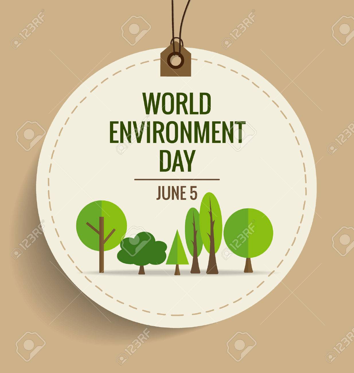 Nature banner. World environment day concept. Vector illustration. - 40878346 Nature banner. World environment day concept. Vector illustration. - 40878346