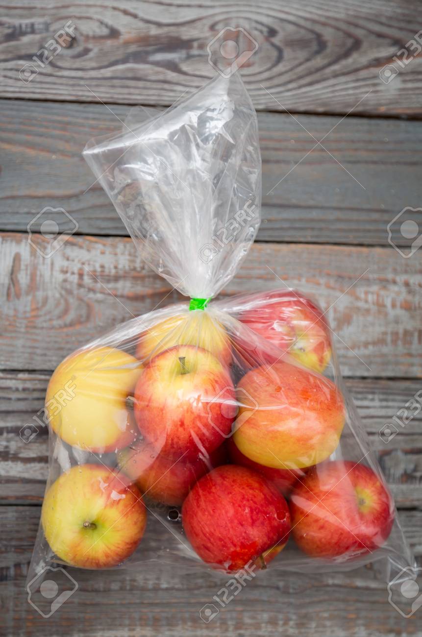 plastic apple bolsas