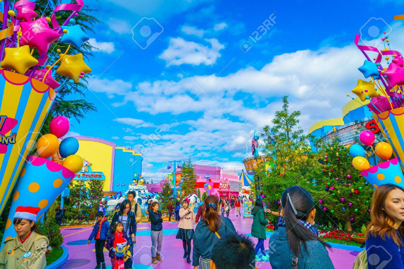 OSAKA, JAPAN - December 1, 2015: Universal Studios Japan (USJ). According to 2014 Theme Index Global Attraction Attendance Report, USJ is ranked fifth among the top 25 amusement parks worldwide. - 53109859 OSAKA, JAPAN - December 1, 2015: Universal Studios Japan (USJ). According to 2014 Theme Index Global Attraction Attendance Report, USJ is ranked fifth among the top 25 amusement parks worldwide. - 53109859