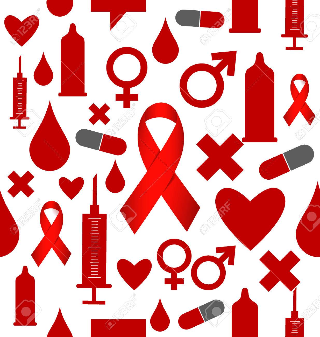 世界エイズ デー 第 1 回 12 月世界エイズデー ポスター の写真素材 画像素材 Image