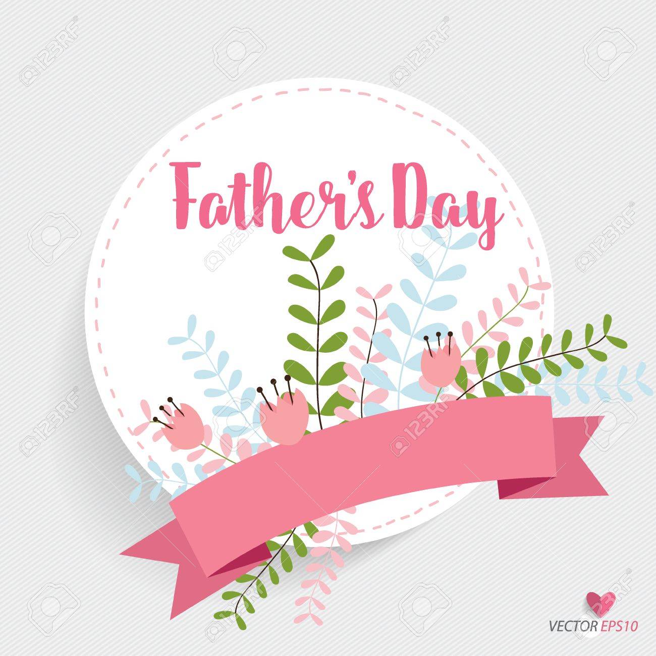 happy fathers day card design vector illustration royalty free