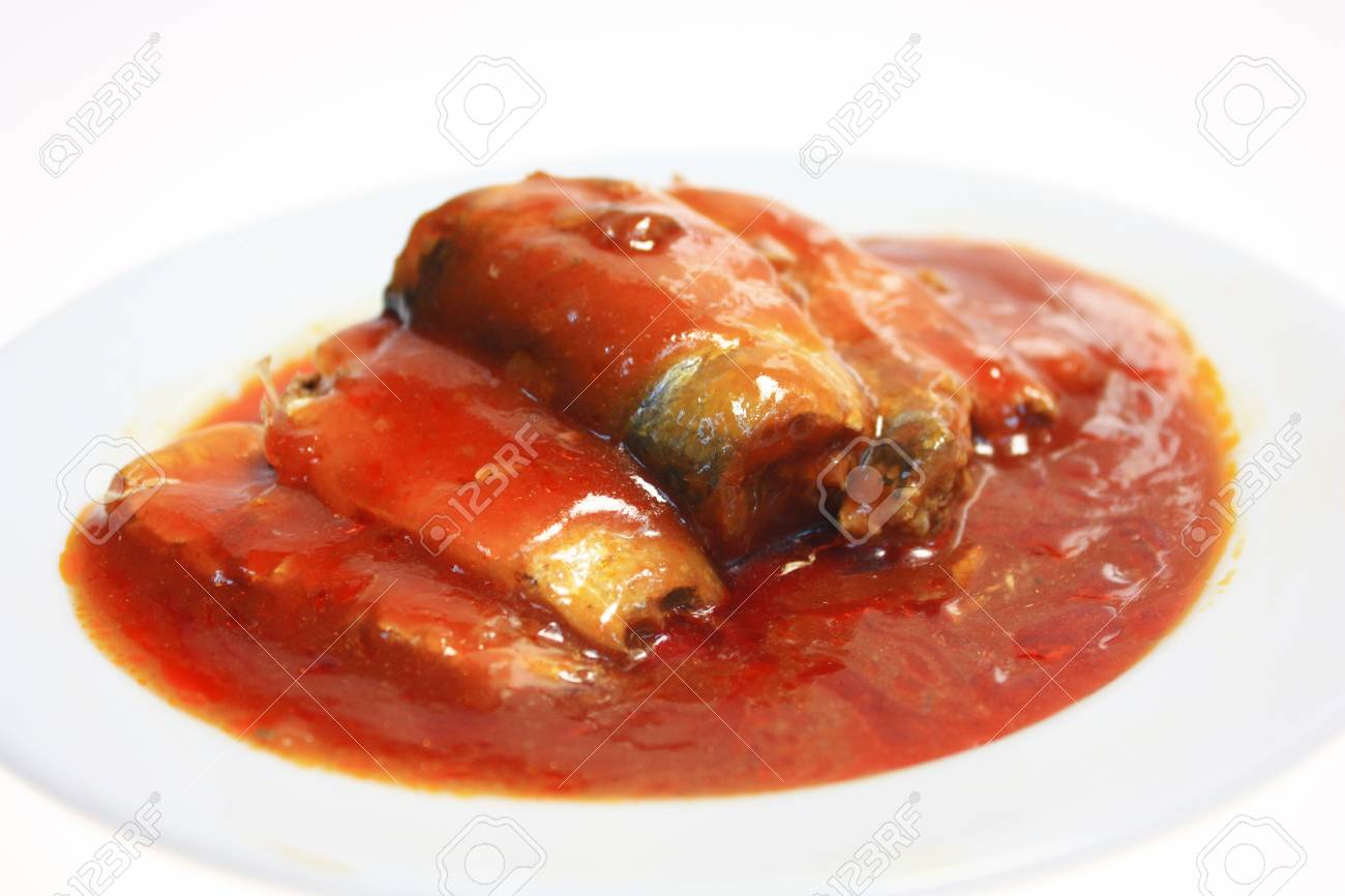 Spicy Sardines In Tomato Sauce Canned Fish Stock Photo Picture And Royalty Free Image Image 47902159