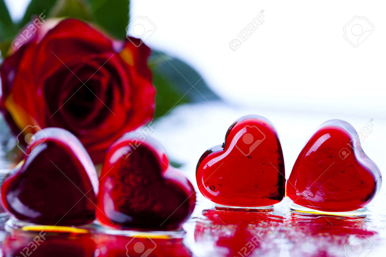 rose with heart for love stock photo picture and royalty free image