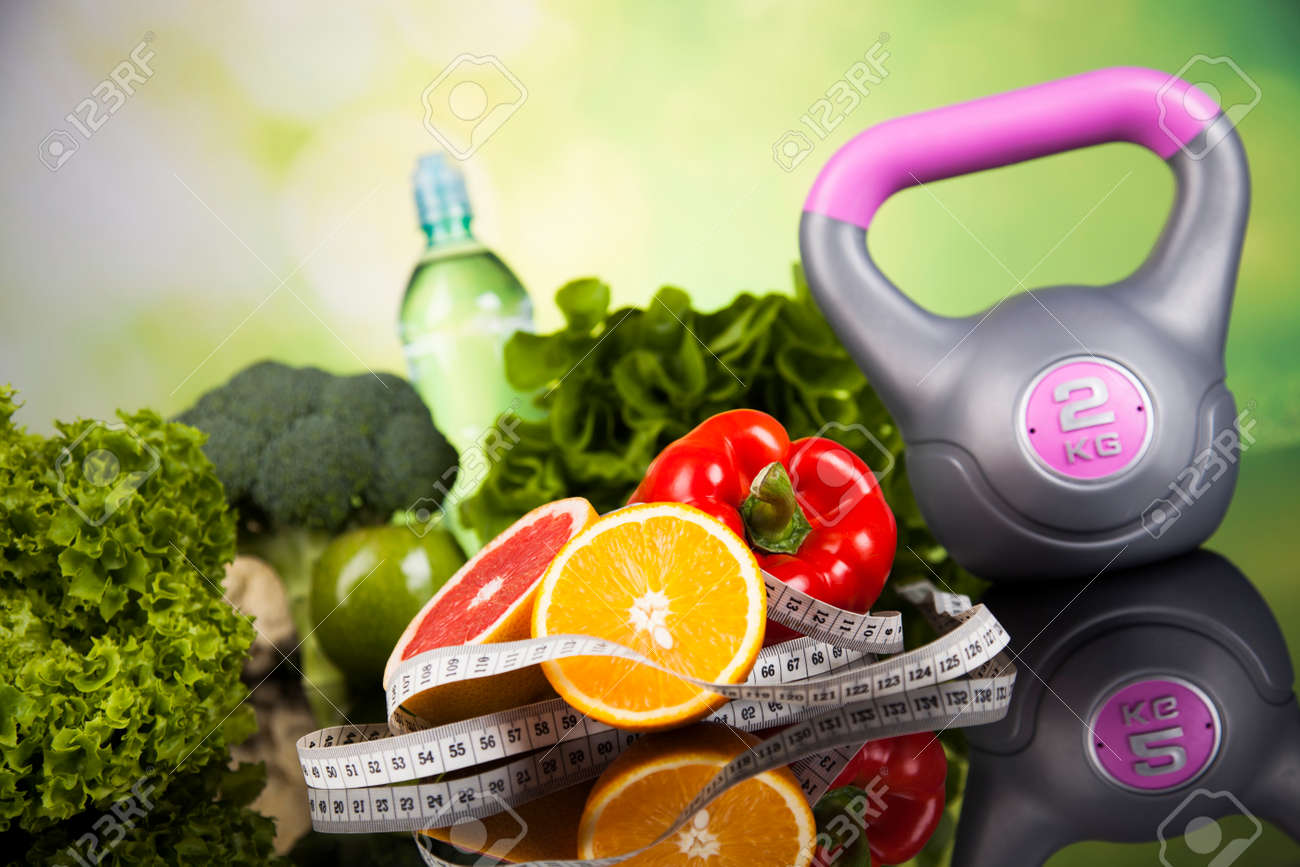 Healthy lifestyle concept, Diet and fitness - 45198595 Healthy lifestyle concept, Diet and fitness - 45198595