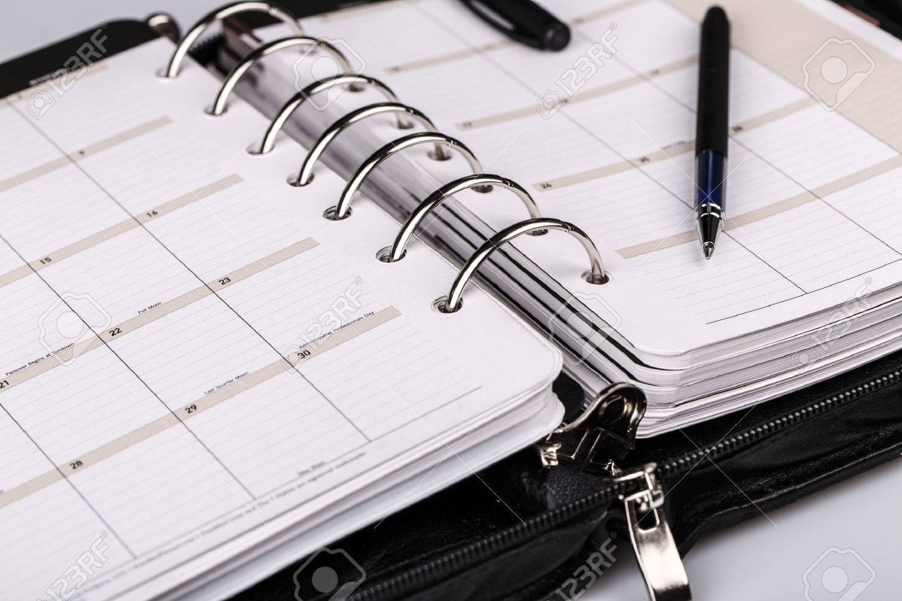 luxury executive leather personal organizer or planner on white background - 46220660 luxury executive leather personal organizer or planner on white background - 46220660