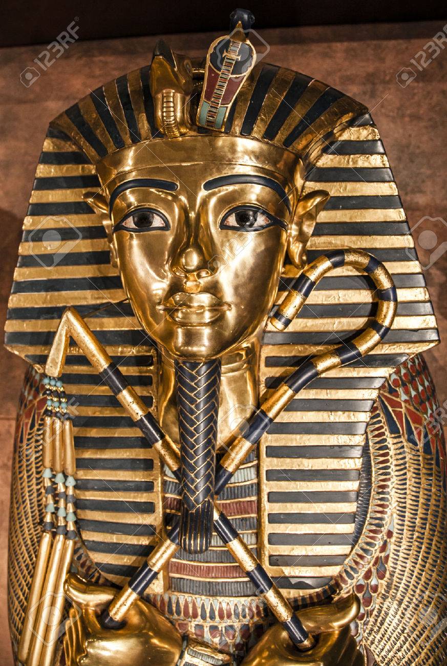 Detail of Tutankhamun's sarcophagus - 34893234 Detail of Tutankhamun's sarcophagus - 34893234