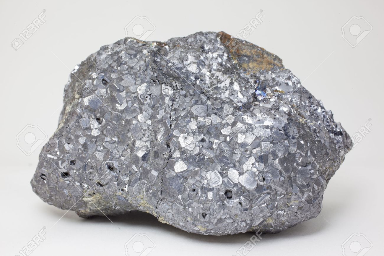 Galena Galenite Pbs Important Ore Of Lead And Silver Stock Photo Picture And Royalty Free Image Image 44151948