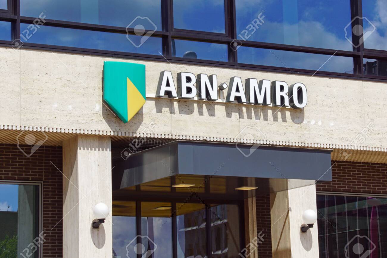 Groningen, The Netherland - July 26, 2020: ABN AMBRO Bank Sign Against A  Partly Clouded Sky. Stock Photo, Picture and Royalty Free Image. Image  154286457.