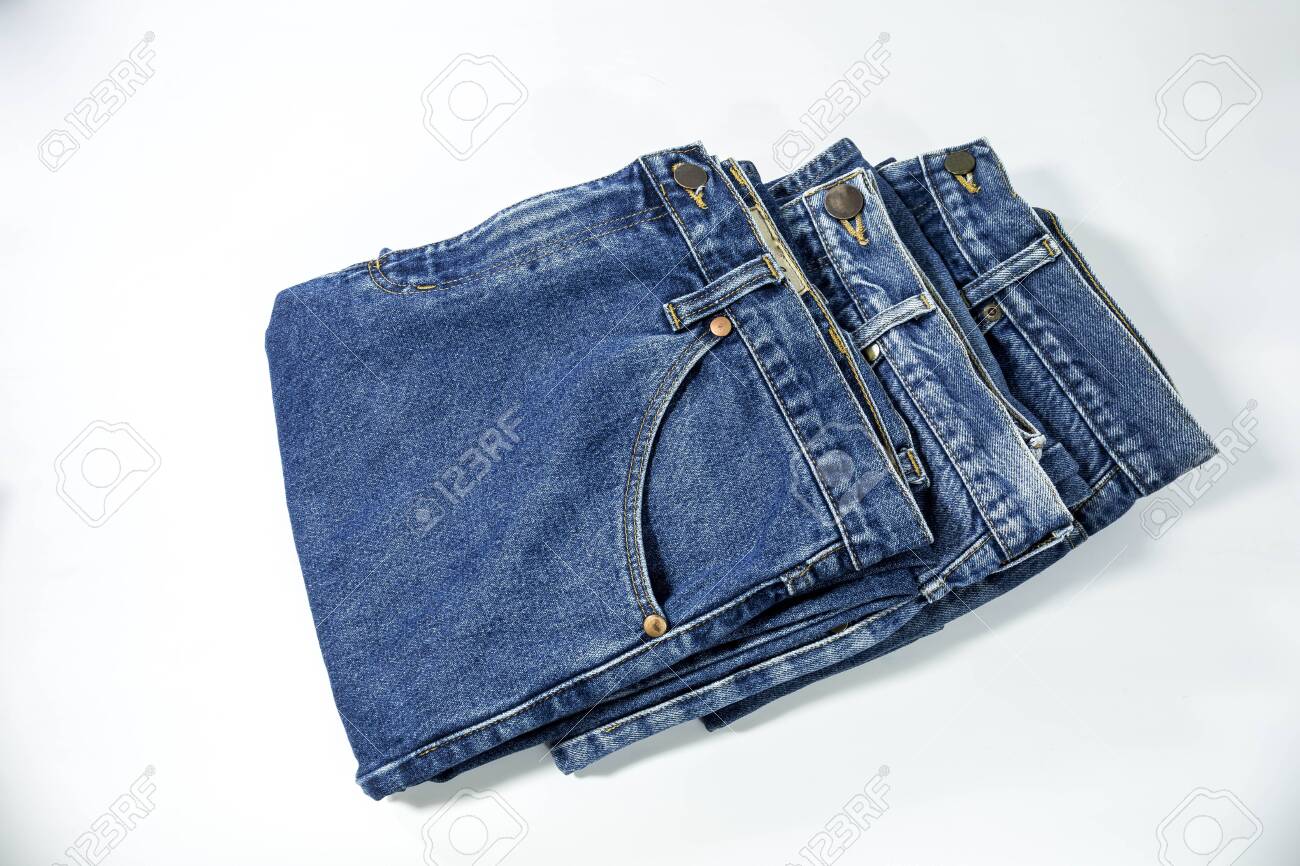 blue jean trousers