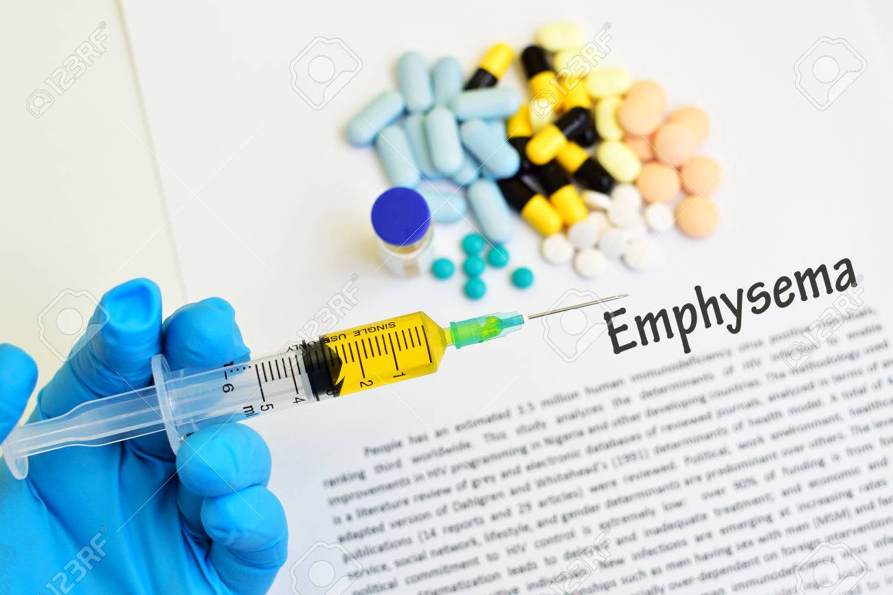 Syringe With Drugs For Emphysema Treatment Stock Photo Picture And Royalty Free Image Image 53762448