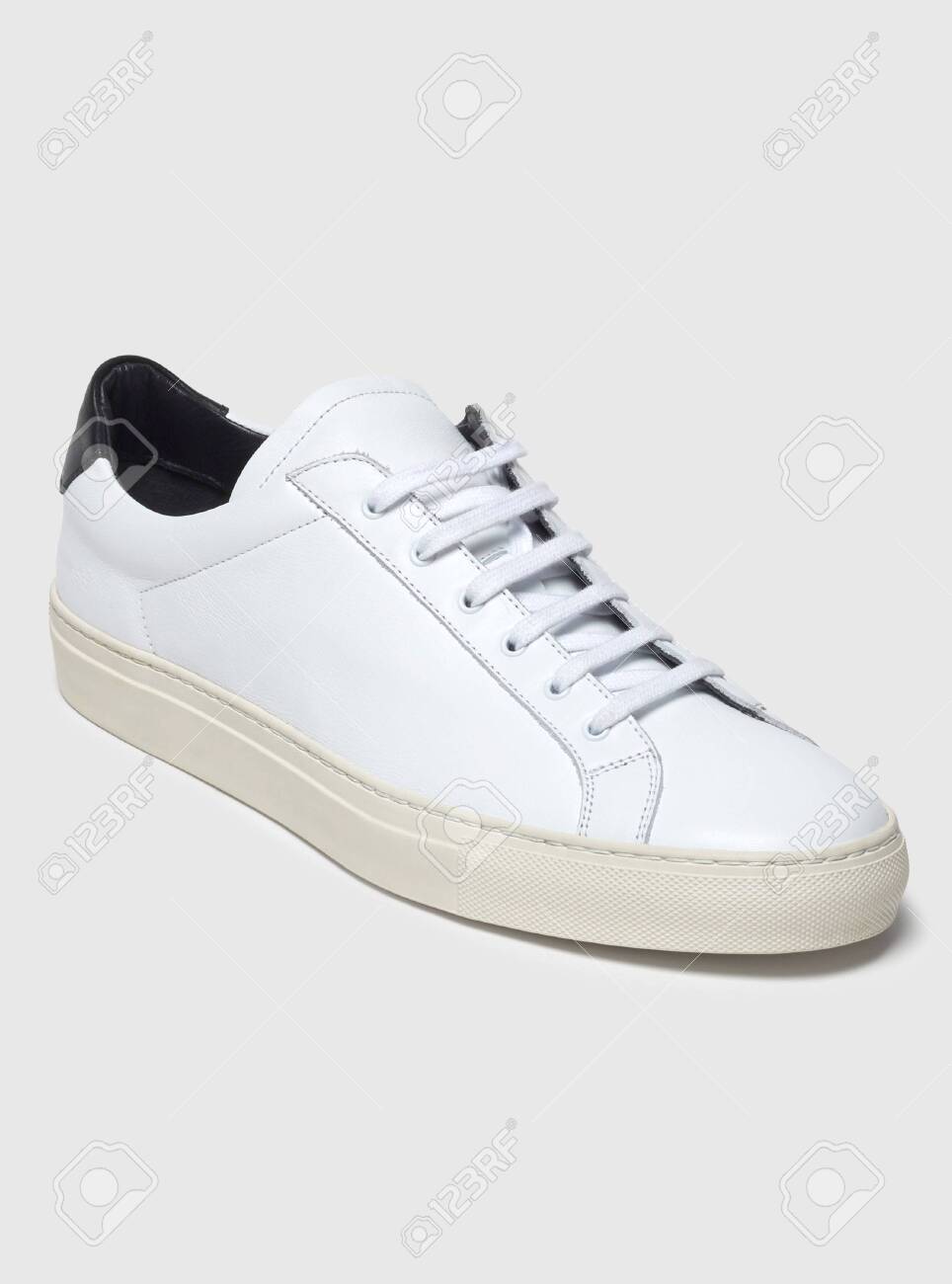 plain white casual shoes