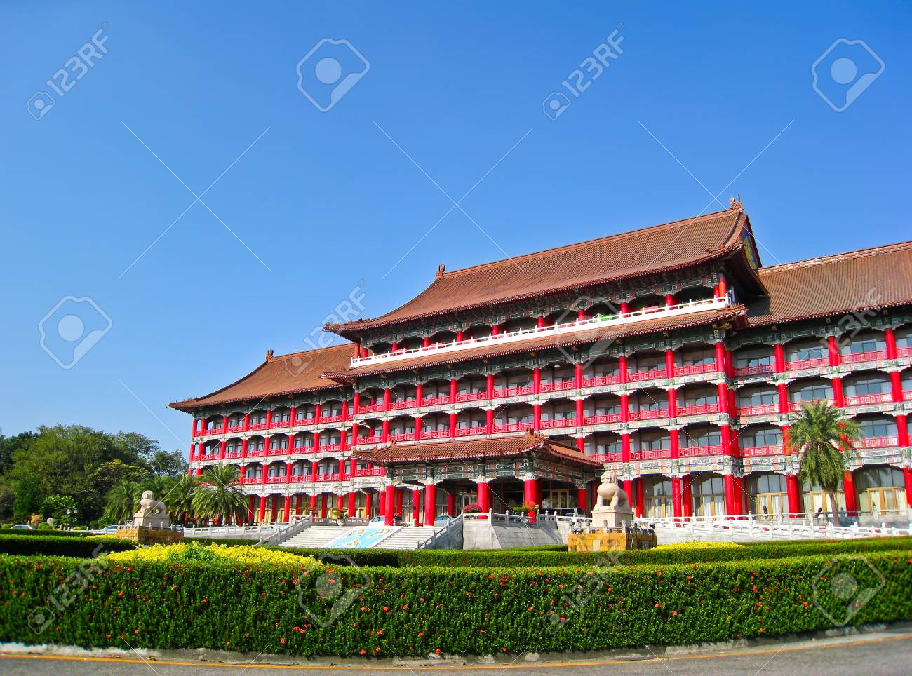 Kaohsiung Taiwan December 20 2008 View Of The Grand Hotel