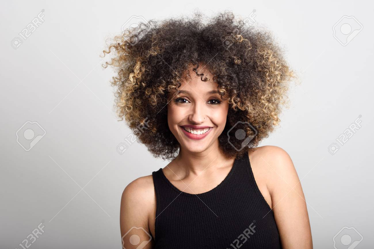 Schwarze Frau