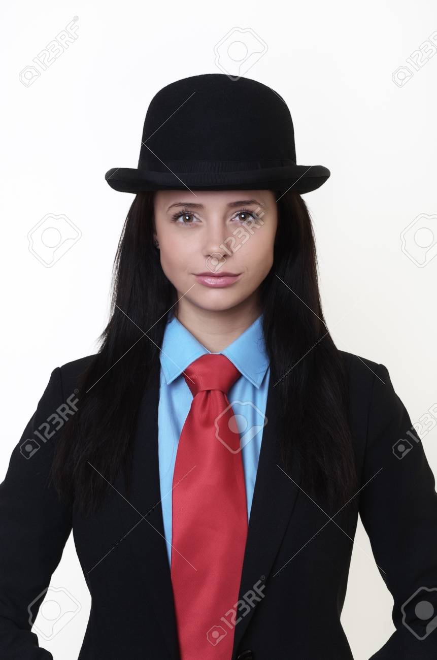 female bowler hat