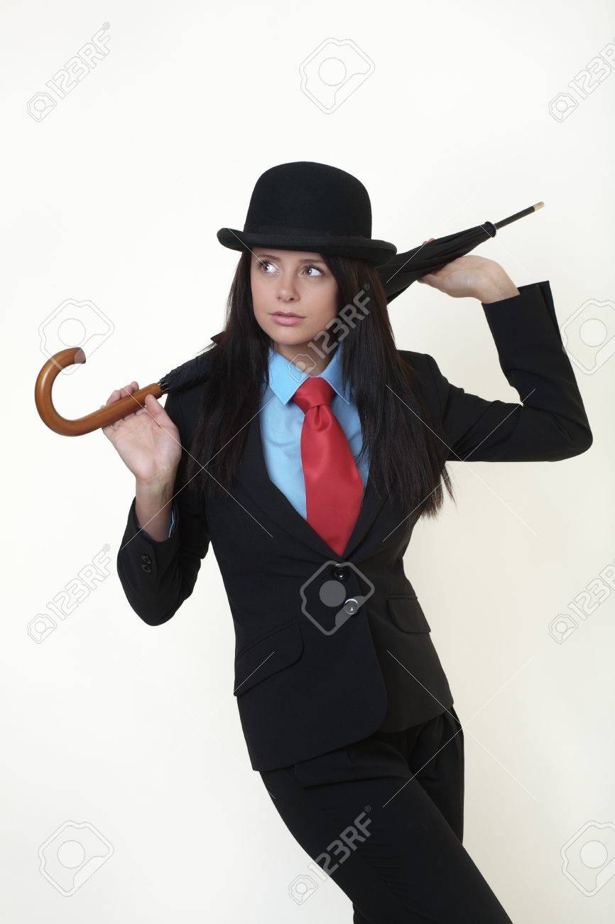 the girl in the bowler hat