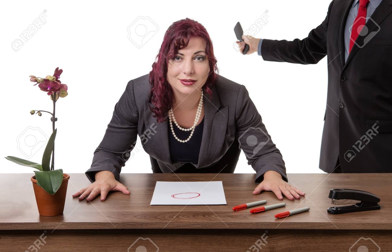 Boss spanking secretary