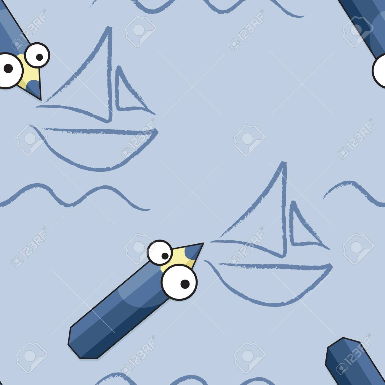 青い背景でボートを描画漫画目青鉛筆のイラスト素材 ベクタ Image 9099 青い背景でボートを描画漫画目青鉛筆のイラスト素材 ベクタ Image 9099