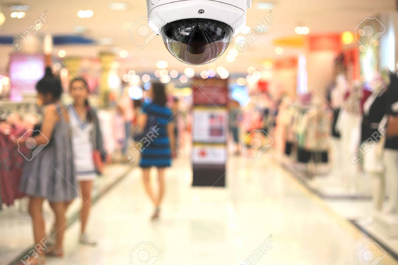 CCTV camera spy on the shopping mall. - 51551649 CCTV camera spy on the shopping mall. - 51551649