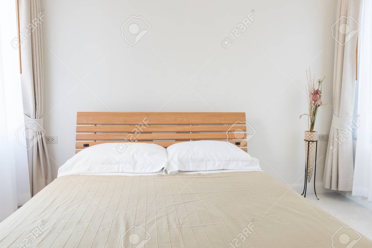 Chambre Moderne De Design D\'intérieur Avec Beau Fond De Rideaux ... Chambre Moderne De Design D\'intérieur Avec Beau Fond De Rideaux ...