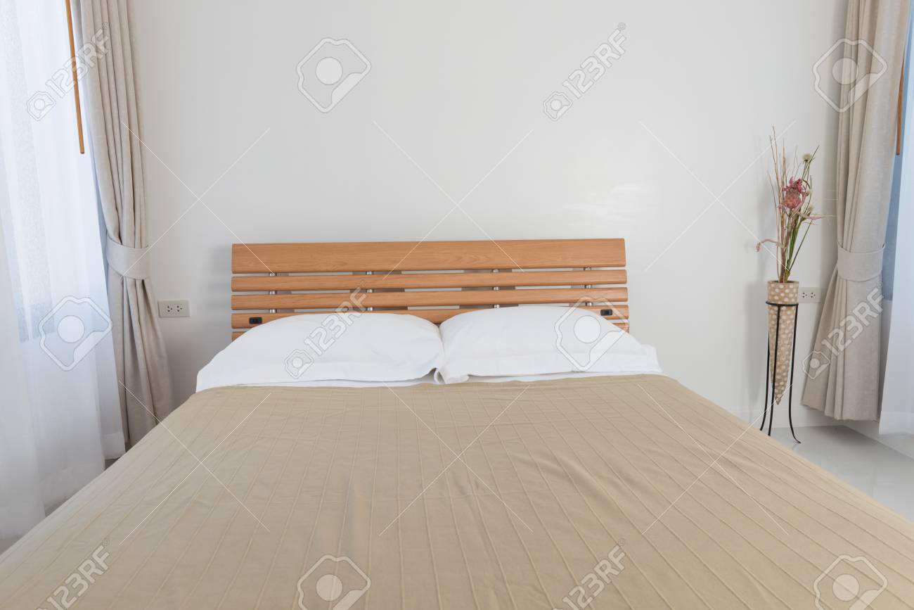 Interior Design Modern Bedroom With Beautiful White And Beige Stock Photo Picture And Royalty Free Image Image 75449378