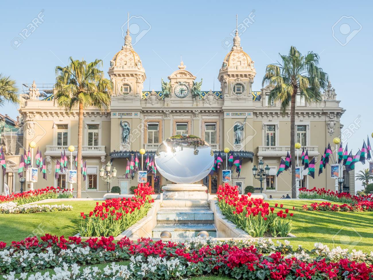 Casino De Monte Carlo >> Monaco April 8 Front View Of Casino De Monte Carlo With Colorful Casino De Monte Carlo >> Monaco April 8 Front View Of Casino De Monte Carlo With Colorful