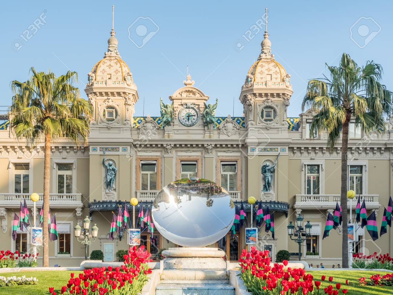 Casino De Monte Carlo >> Monaco April 8 Front View Of Casino De Monte Carlo With Colorful Casino De Monte Carlo >> Monaco April 8 Front View Of Casino De Monte Carlo With Colorful