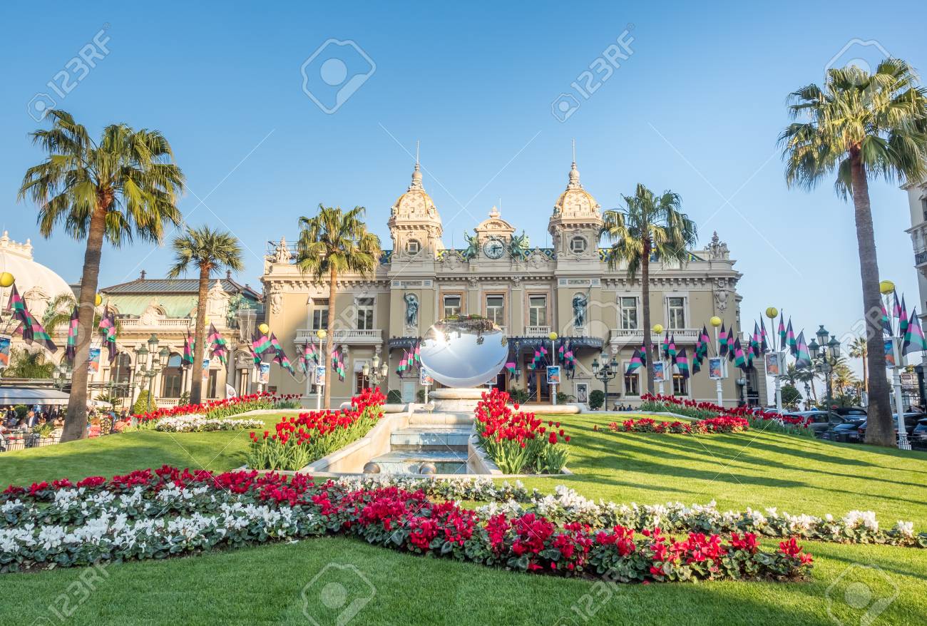 Casino De Monte Carlo >> Monaco April 8 Front View Of Casino De Monte Carlo With Colorful Casino De Monte Carlo >> Monaco April 8 Front View Of Casino De Monte Carlo With Colorful